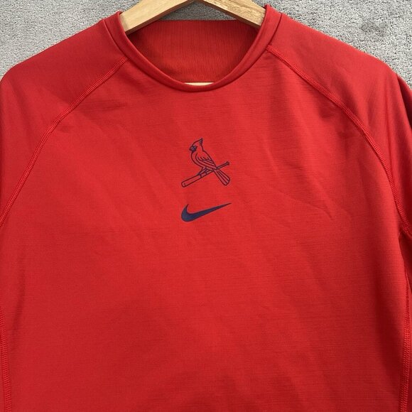 Nike Shirt Men L St. Louis Cardinals MLB Authentic Collection Performance Player - Picture 4 of 12